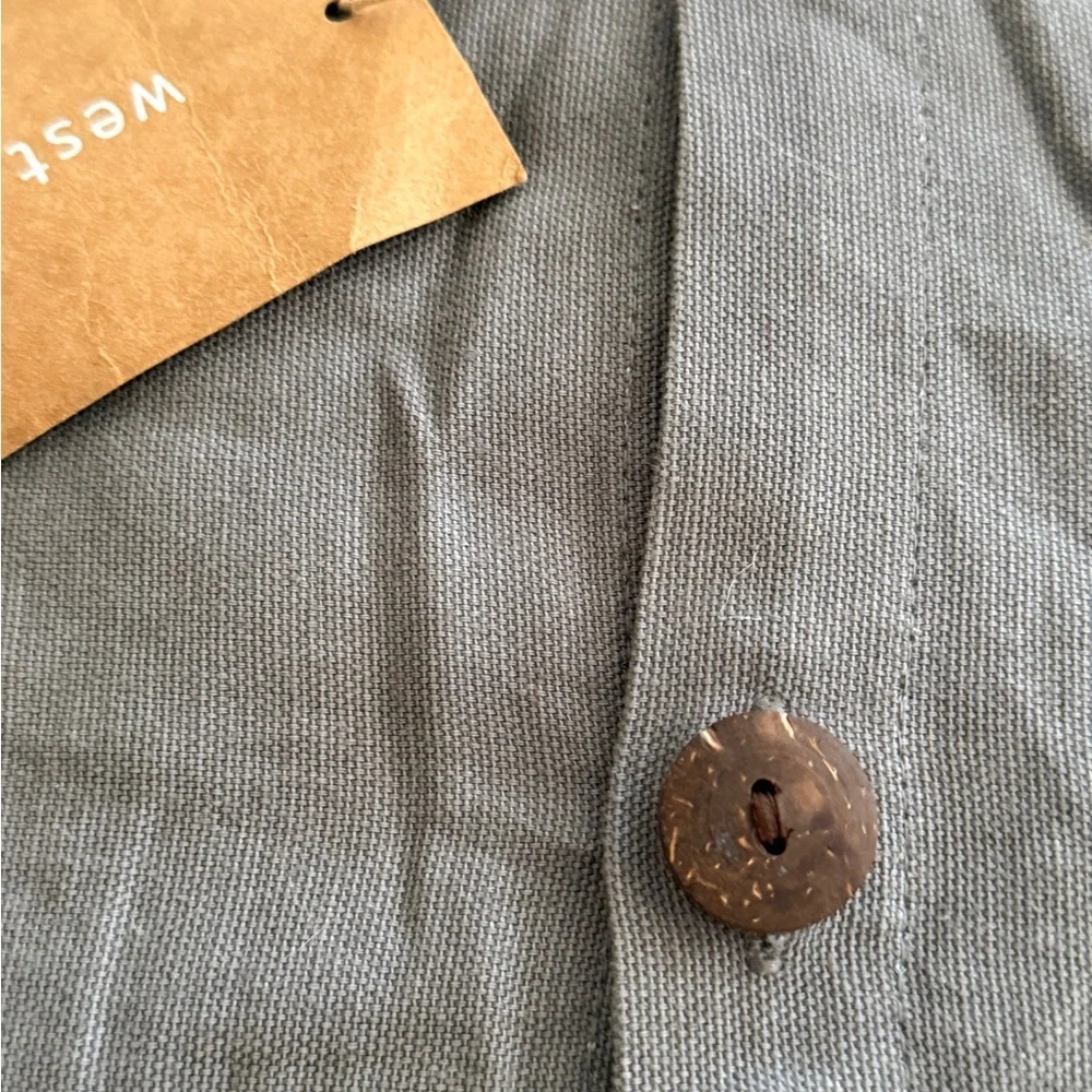 West Elm Gray Textured Cushion Cover